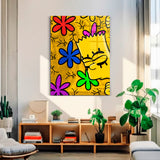 Bart Simpson – Bart Simpson Pop-Art Wandbild von Next Level Canvas