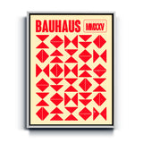 Bauhaus minimalist Elements red