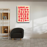Bauhaus minimalist Elements red