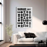 Bauhaus minimalist Elements black