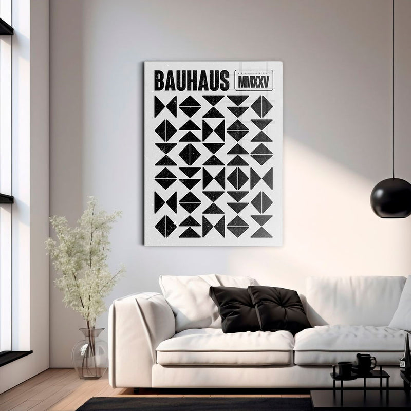 Bauhaus minimalist Elements black