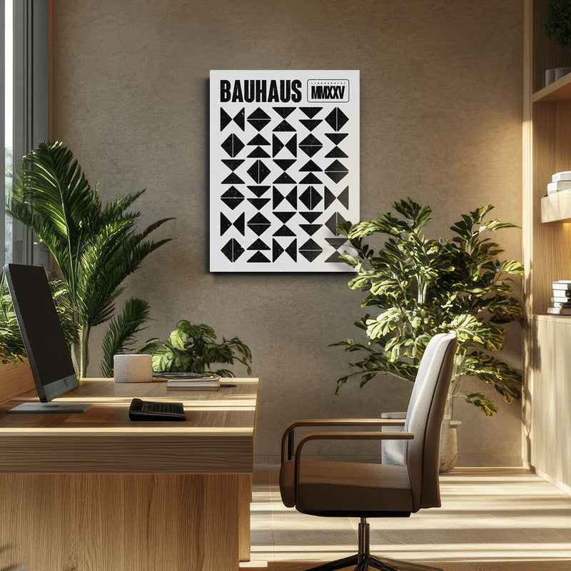 Bauhaus minimalist Elements black