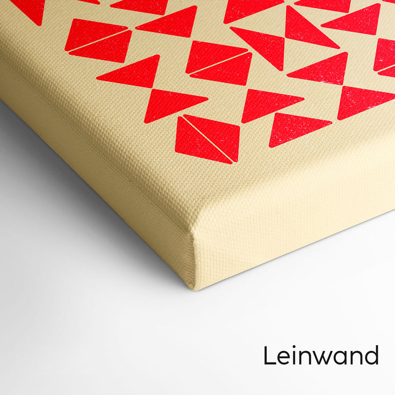 Bauhaus minimalist Elements red