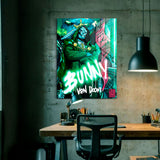 Bunny von Doom – Bunny von Doom Wandbild von Next Level Canvas