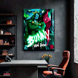 Bunny von Doom Pop-Art – Bunny von Doom Leinwand mit Bilderrahmen