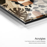 But first Yoga – Qualitätsdetail Acrylglas: 6 mm Premium-Aufbau mit massiver Metallplatte, brillante Kontraste und intensive Farbtiefe
