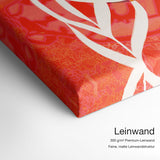 Coffee Time – Qualitätsdetail Leinwand: 300 g/m² Premium-Leinwand, feine matte Leinwandstruktur