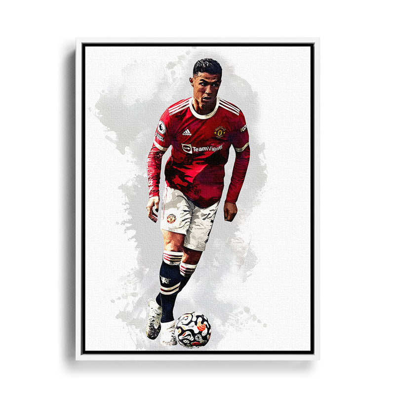 Cristiano Ronald Freistoß Manchester United Wandbild