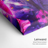 Duck Gangster – Leinwand Qualitätsdetail mit 300 g/m² Premium-Leinwand und feiner, matter Leinwandstruktur