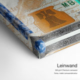 Dollar Bundle – Leinwand Qualitätsdetail mit 300 g/m² Premium-Leinwand und feiner, matter Leinwandstruktur