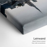 Dubai Lamborghini – Leinwand Qualitätsdetail mit 300 g/m² Premium-Leinwand und feiner, matter Leinwandstruktur