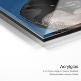 Dwayne Johnson – Acrylglas Qualitätsdetail mit 6 mm Premium-Aufbau, massiver Metallplatte und intensiver Farbtiefe