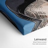 Dwayne Johnson – Leinwand Qualitätsdetail mit 300 g/m² Premium-Leinwand und feiner, matter Leinwandstruktur
