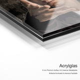 Eminem – Acrylglas Qualitätsdetail mit 6 mm Premium-Aufbau, massiver Metallplatte und intensiver Farbtiefe