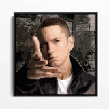US Rapper Eminem Portrait