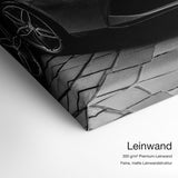 Ferrari 488 – Leinwand Qualitätsdetail mit 300 g/m² Premium-Leinwand und feiner, matter Leinwandstruktur