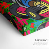 Ferrari Mario – Leinwand Qualitätsdetail mit 300 g/m² Premium-Leinwand und feiner, matter Leinwandstruktur