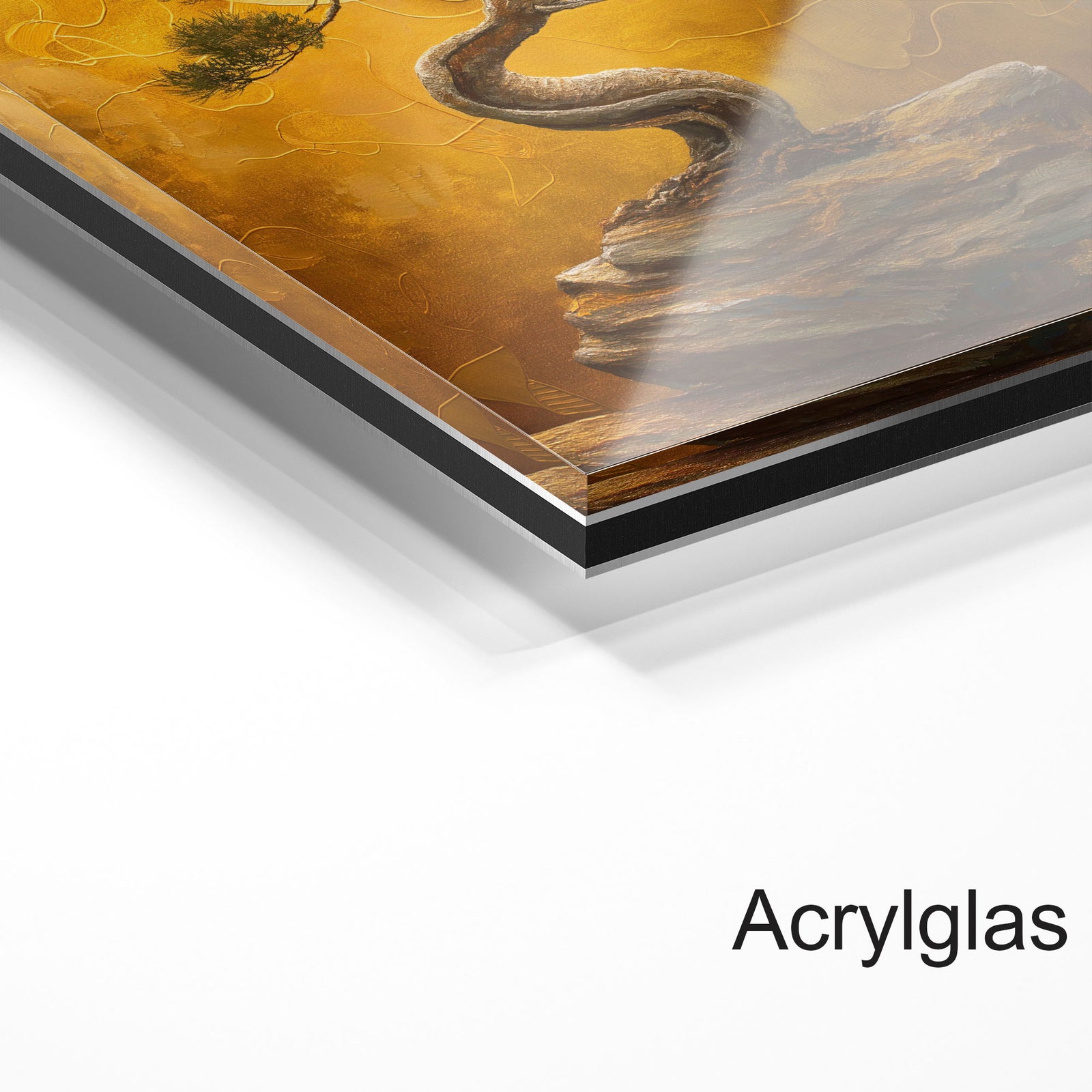 Gold Bonsai  Wandbild gnstig online bestellen