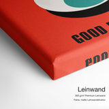 Good Morning – Leinwand Qualitätsdetail mit 300 g/m² Premium-Leinwand und feiner, matter Leinwandstruktur