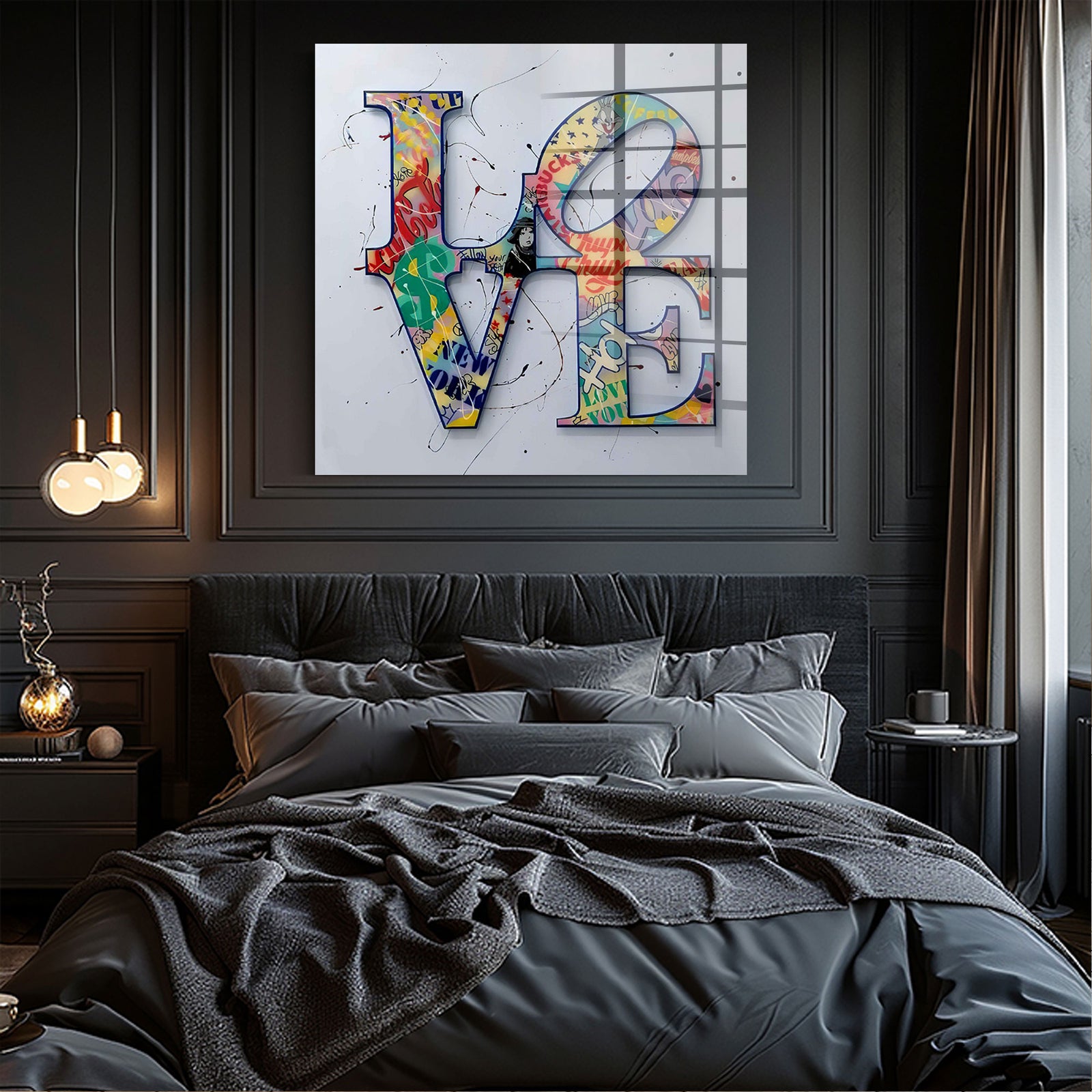 Graffiti Love » Street Art Wandbild online bestellen