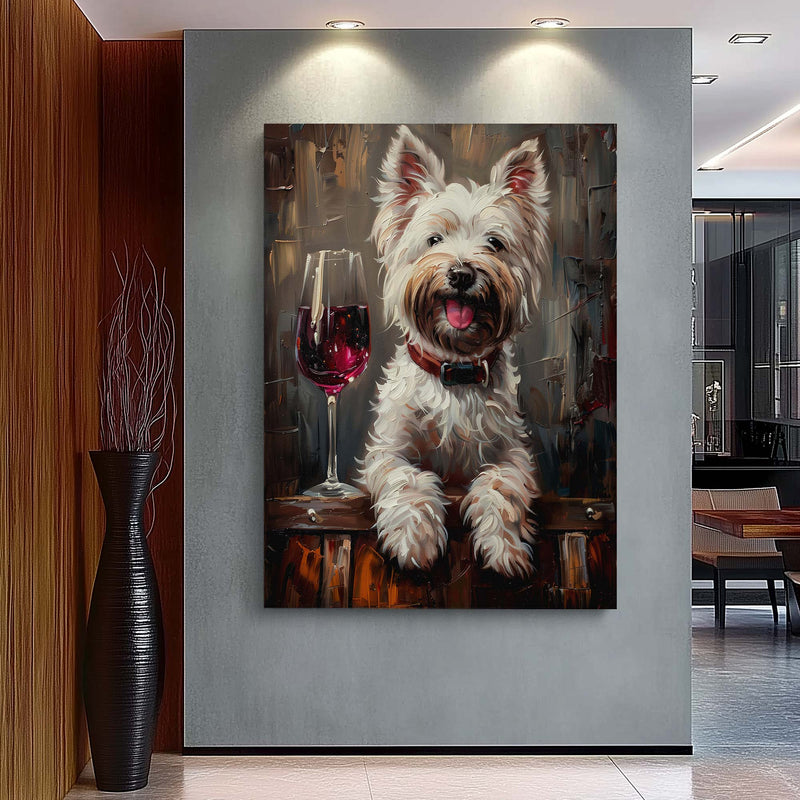 Happy West Highland Terrier