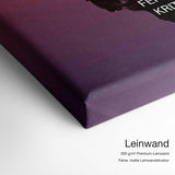 Insel des Erfolgs – Leinwand Qualitätsdetail mit 300 g/m² Premium-Leinwand und feiner, matter Leinwandstruktur