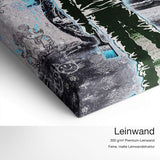 It all starts with a Dream – Motorbike – Leinwand Qualitätsdetail mit 300 g/m² Premium-Leinwand und feiner, matter Leinwandstruktur