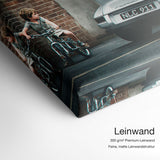 It All starts with a Dream color – Leinwand Qualitätsdetail mit 300 g/m² Premium-Leinwand und feiner, matter Leinwandstruktur