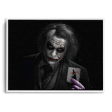 Joker Wandbild mit weißem Bilderrahmen
