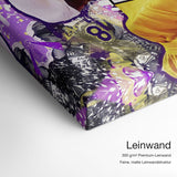 Kobe Bryant – Leinwand Qualitätsdetail mit 300 g/m² Premium-Leinwand und feiner, matter Leinwandstruktur
