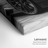 Lamborghini Aventador – Leinwand Qualitätsdetail mit 300 g/m² Premium-Leinwand und feiner, matter Leinwandstruktur