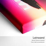 Lambo – Leinwand Qualitätsdetail mit 300 g/m² Premium-Leinwand und feiner, matter Leinwandstruktur