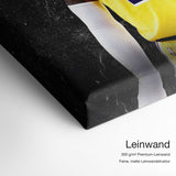 Lebron James – Leinwand Qualitätsdetail mit 300 g/m² Premium-Leinwand und feiner, matter Leinwandstruktur