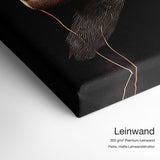 Legendary Monkeys – Leinwand Qualitätsdetail mit 300 g/m² Premium-Leinwand und feiner, matter Leinwandstruktur