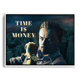 Zeit ist Geld Motivations Wandbild