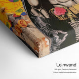 Live your Dreams Batman – Leinwand Qualitätsdetail mit 300 g/m² Premium-Leinwand und feiner, matter Leinwandstruktur