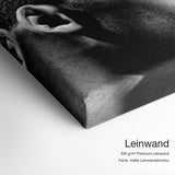 Mamba Mentality Kobe Bryant – Leinwand Qualitätsdetail mit 300 g/m² Premium-Leinwand und feiner, matter Leinwandstruktur