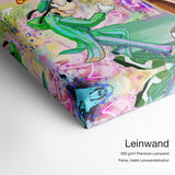 Marilyn Dance – Leinwand Qualitätsdetail mit 300 g/m² Premium-Leinwand und feiner, matter Leinwandstruktur