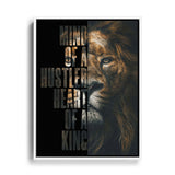 Wandbild von einem Löwen