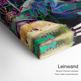 Pacino – Leinwand-Qualitätsdetail mit 300 g/m² Premium-Leinwand und feiner matter Leinwandstruktur