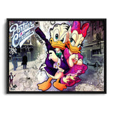 Wandbild Minnie und Micky Mouse Popart Style