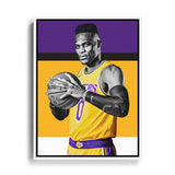 Wandbild von La Lakers Basketballspielern