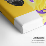 Russell Westbrook – Leinwand-Qualitätsdetail mit 300 g/m² Premium-Leinwand und feiner matter Leinwandstruktur