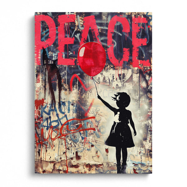 Girl with Peace Banksy