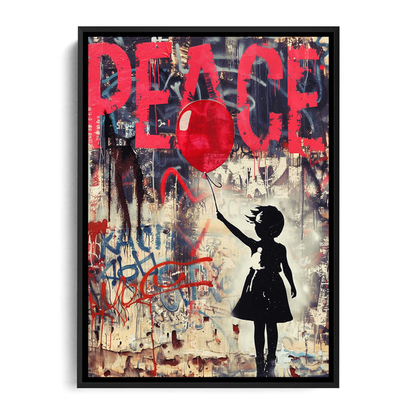 Girl with Peace Banksy