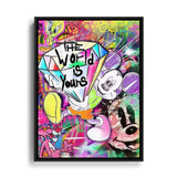 Wandbild "the World is yours"