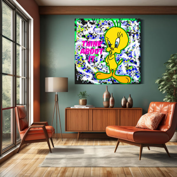 Tweety Wandbild