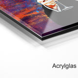 Cheers Leo – Leonardo DiCaprio Wandbild von Next Level Canvas