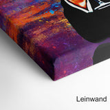 Cheers Leo – Leonardo DiCaprio Premium Leinwandbild fürs Büro