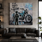 It all starts with a Dream – Motorbike